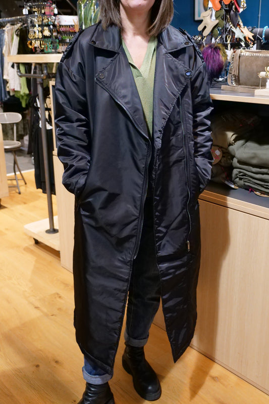 manteau long, coupe "perfecto"